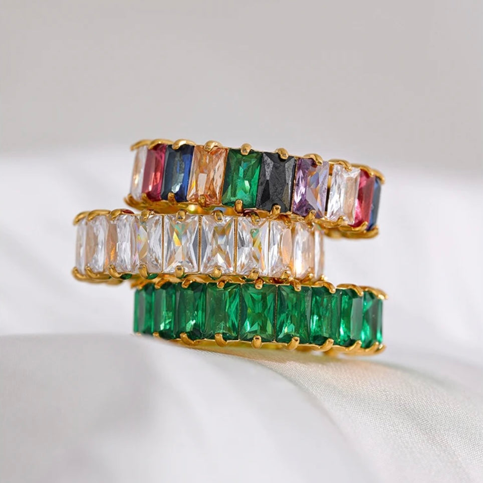 Serena Stone Ring - Emerald