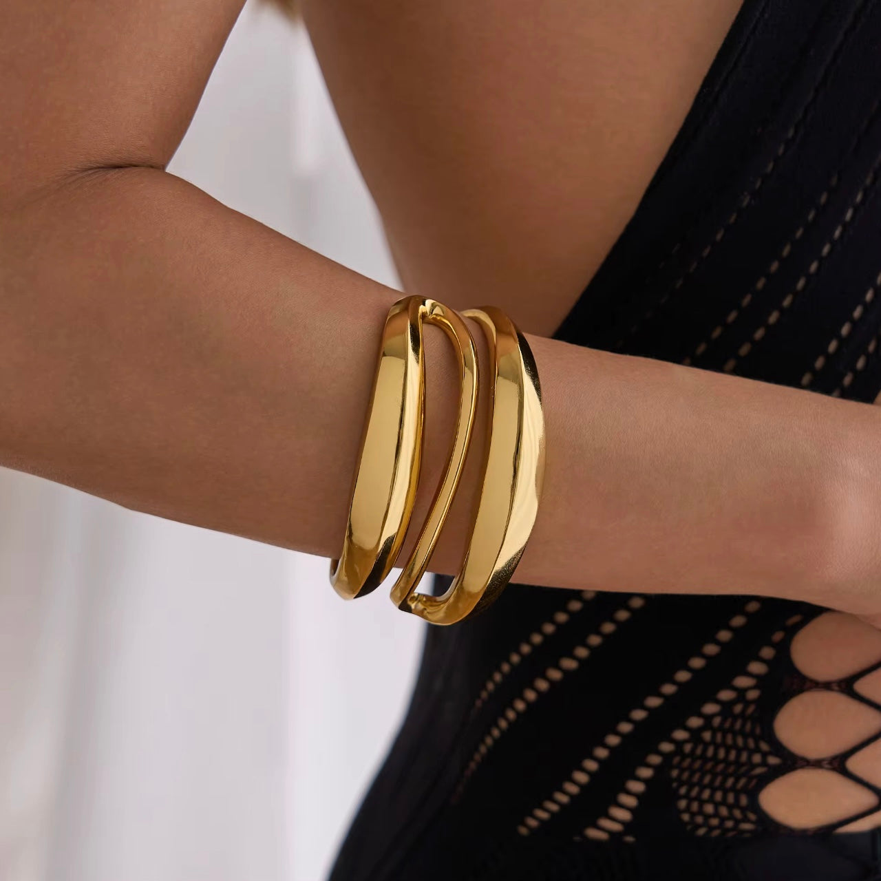 Jazz Cuff - 18K Gold