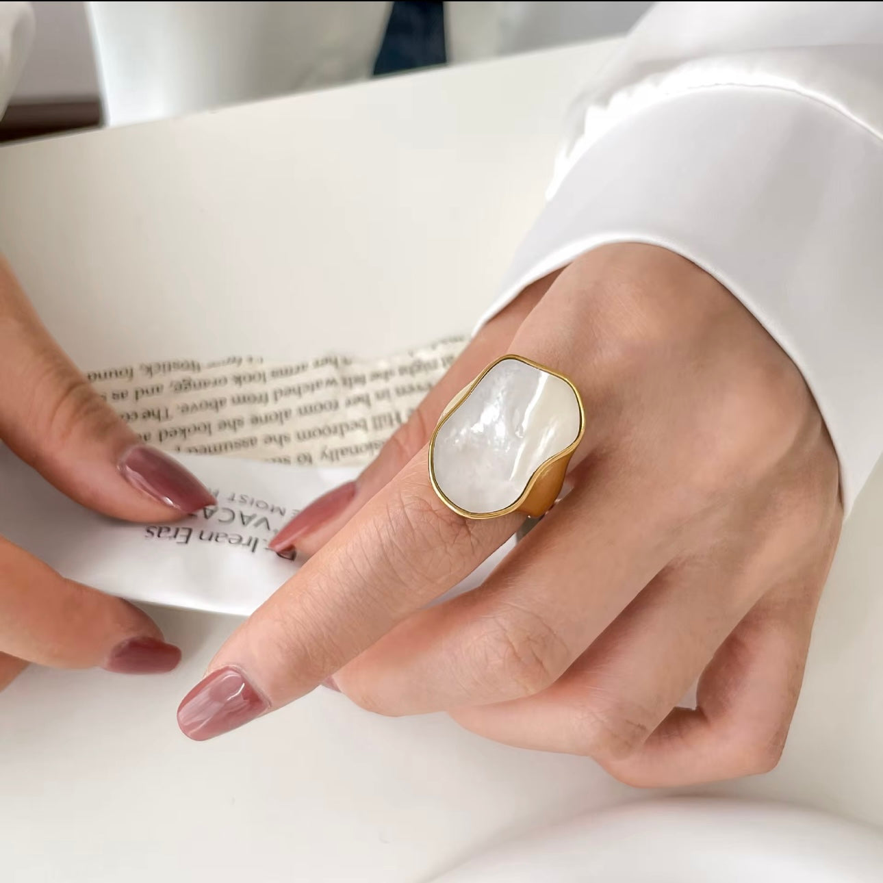 Taylor Pearl Stament Ring