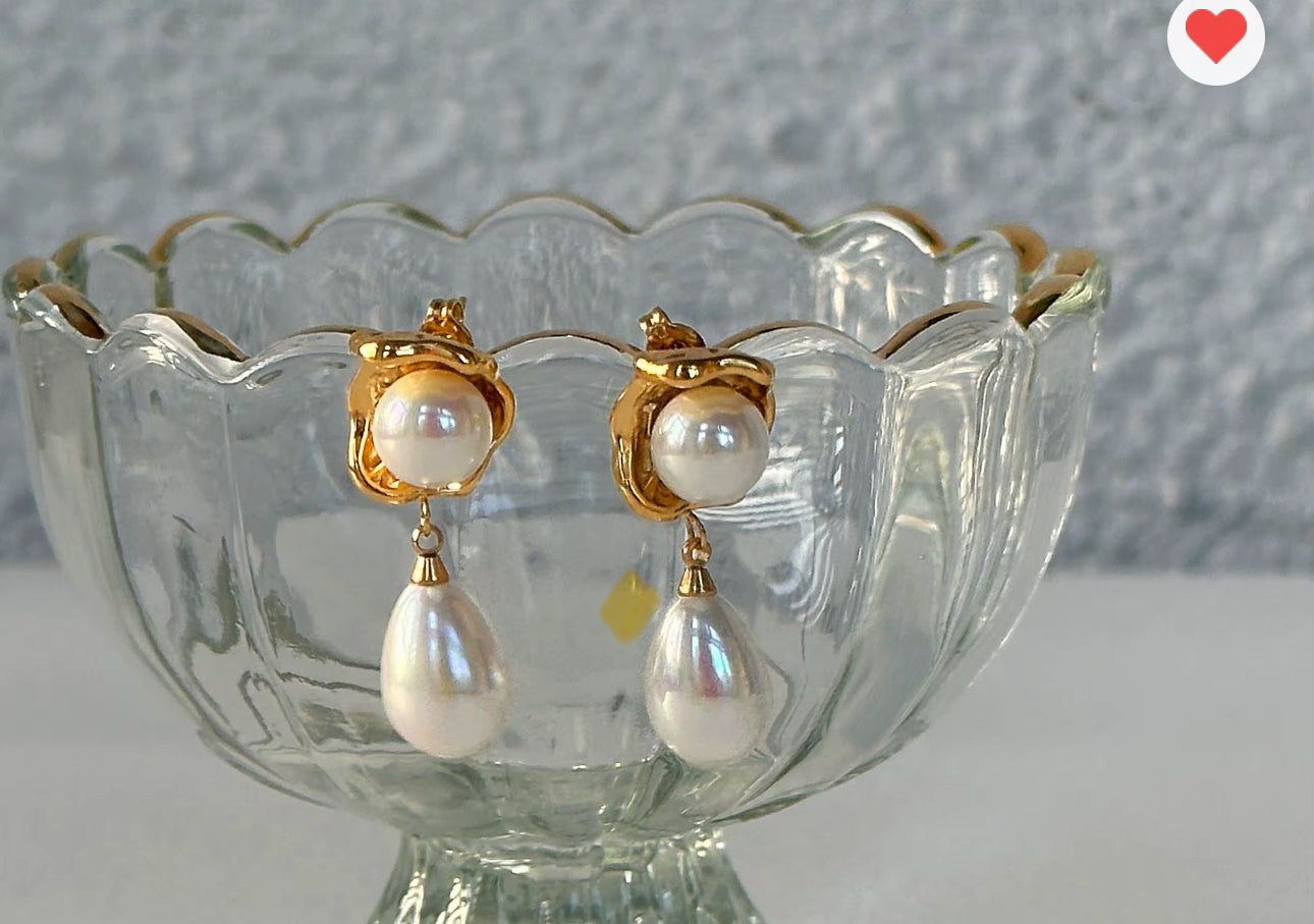 Thea Pearl Drop Earrings