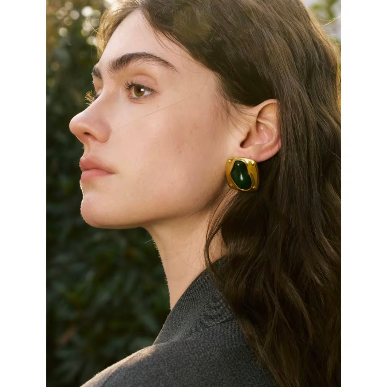 Lili Earrings - Green