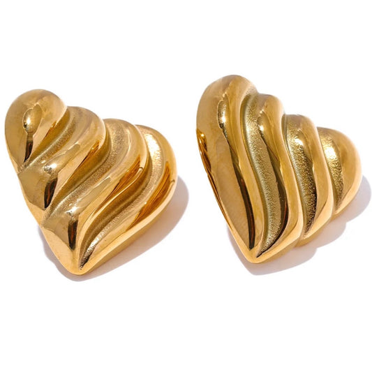 Pendo Earrings - 18K Gold Plated