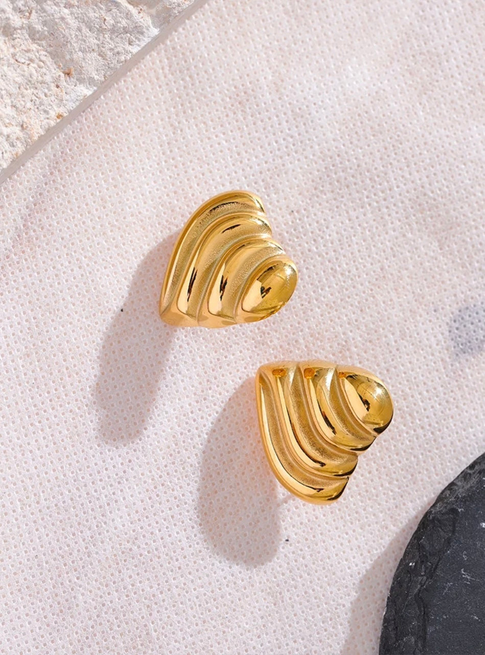 Pendo Earrings - 18K Gold Plated