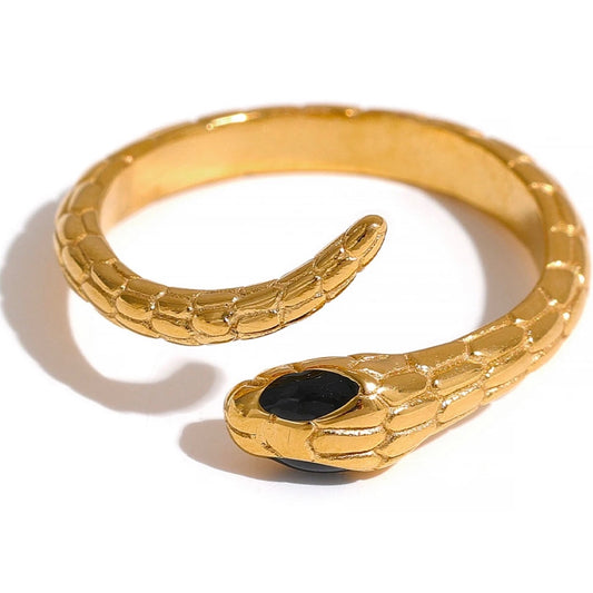 Serpent Textured Ring