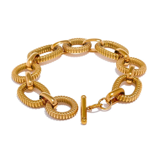 Havana Chain Link Bracelet