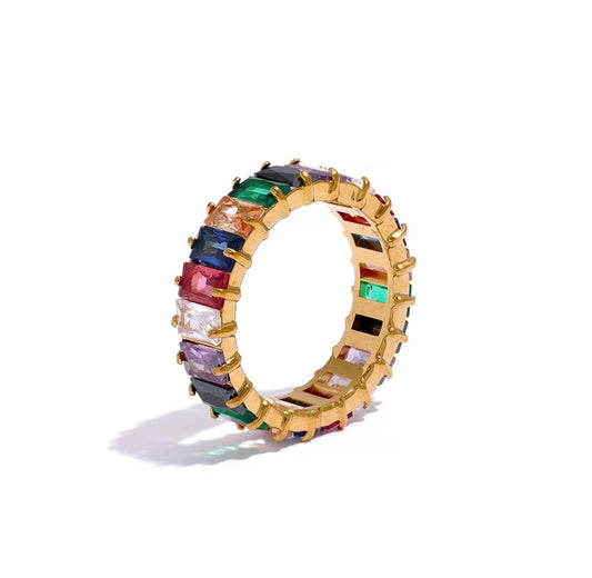 Serena Stone Ring - Multi-Colour