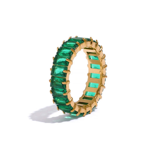 Serena Stone Ring - Emerald