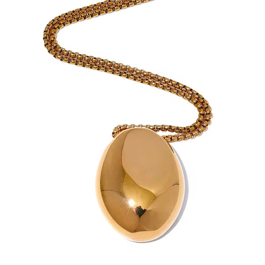 Regal Dome Necklace - 18K Gold