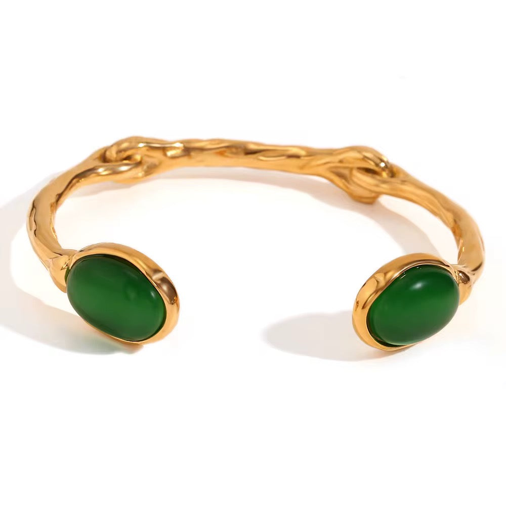 Isla Bangle - Rich Jade